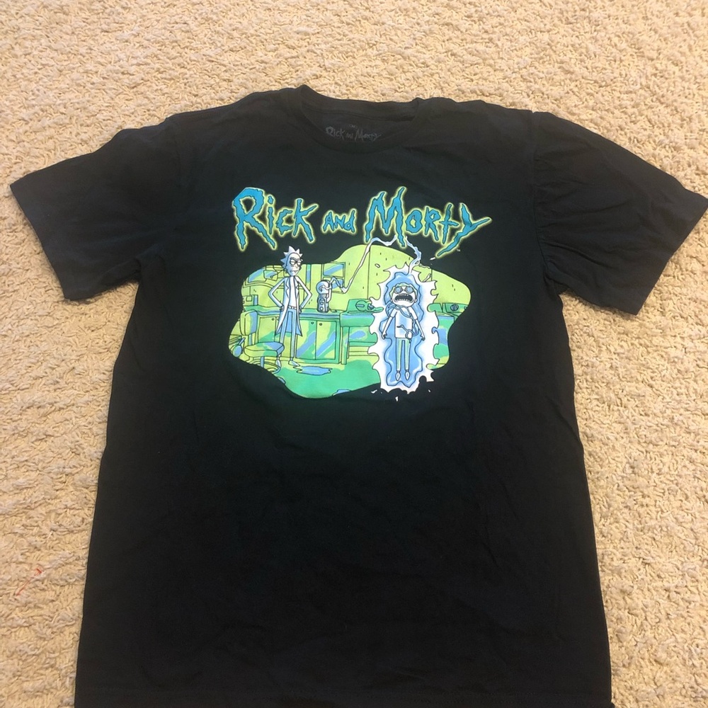 Rick and Morty Black T-Shirt